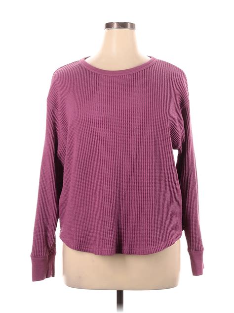 Gap Color Block Solid Burgundy Pullover Sweater Size XL 68 Off ThredUp