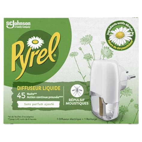 PYREL Diffuseur électrique liquide anti moustiques Efficace 45 nuits 1