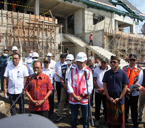 Walikota Jaya Negara Dampingi Menhub Budi Karya Sumadi Tinjau Progres