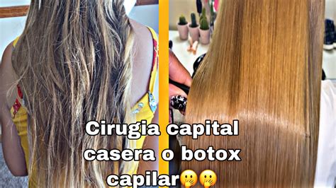 Botox Capilar Casero O Cirug A Capilar Youtube