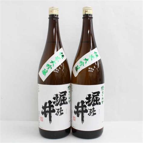 2本セット 堀の井 純米大吟醸 吟ぎんが 15度 1800ml 製造2110 G21j170047セット、詰め合わせ｜売買された