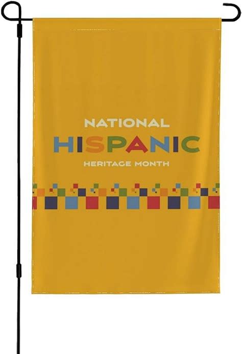 National Hispanic Heritage Month Flag Double Sided Garden Flags Welcome