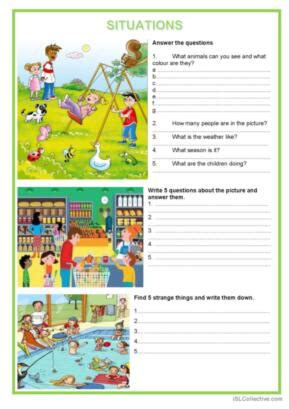 361 Situation English ESL Worksheets Pdf Doc