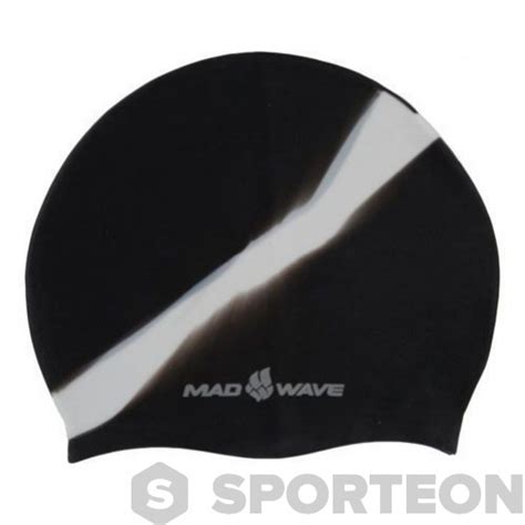 Swim Cap Mad Wave Multi Big Silicone Uk