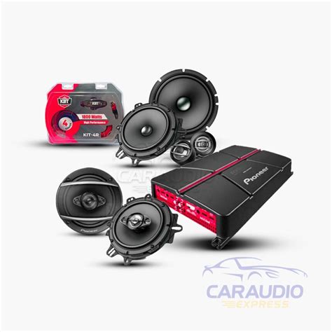 Combo Pioneer Componentes Vias Car Audio Express