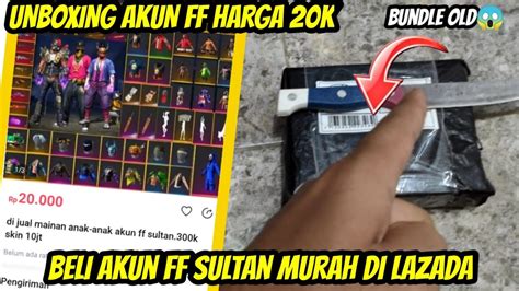 Unboxing Paket Akun Free Fire Cuma K Dapet Bundle Old Youtube