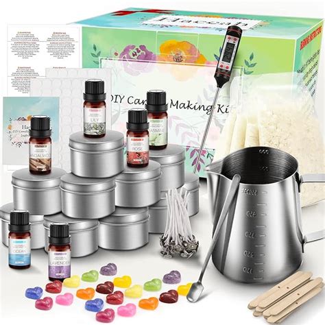 Amazon Haccah Complete Candle Making Kit Candle Making Supplies