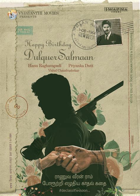 Dulquer Salmaans Next In Tamil Is A Period Film Tamil Movie Music