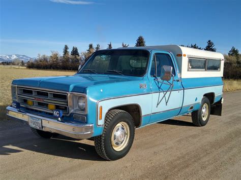 1976 Gmc High Sierra Camper Special C20 454 Ac Western Survivor Barn