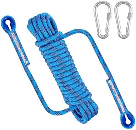 Corde Escalade 10m Corde d escalade 8mm de diamètre Cordes d évasion