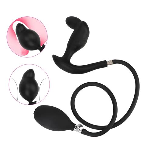 Silicone Inflatable Anal Plug Anus Extender Dilatador Super Big