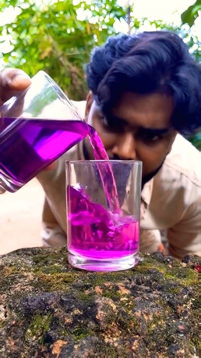 🎨 Colour Disappearing Experiment 🎨 Potassium Permanganate Vs Hydrogen