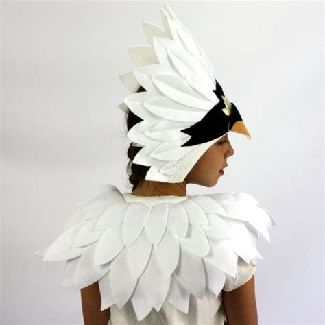 El cisne traje de los niños hecho a mano Childrens costumes Bird