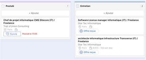 Suivre Vos Candidatures Via Le Tableau De Bord Cvenligne