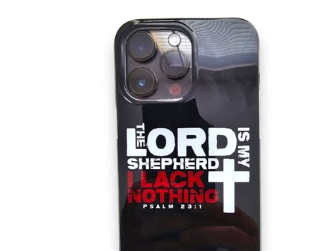 The Lord Is My Shepherd Christian Phone Case Bible Verse Case For