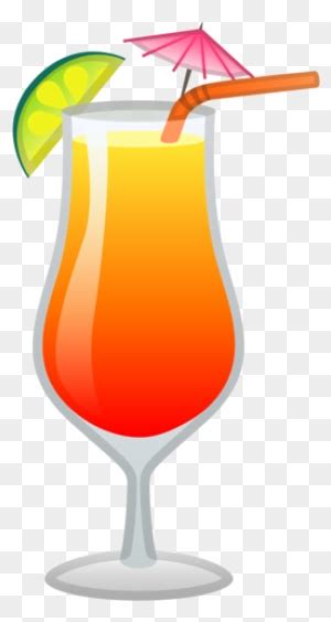 Tropical Drink Png Orange Juice Emoji Tropical Drink Emoji Png Free