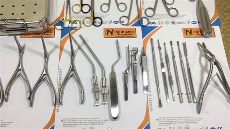 Septoplasty Surgical Set Nasal Surgery Instruments New Med Instruments ...