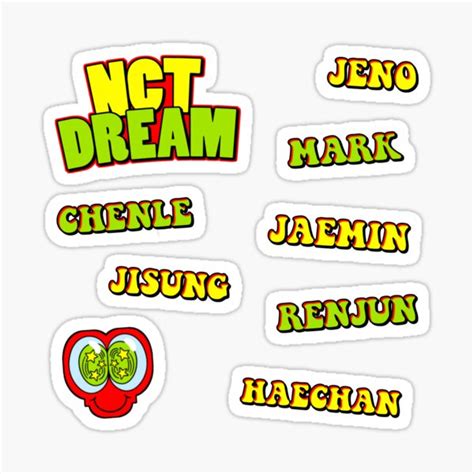 Nct Dream Hot Sauce Sticker Pack Sticker For Sale By Artsycore Redbubble