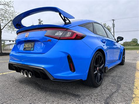 Fl Type R Spoiler Painted Boost Blue Page Civicxi Th Gen