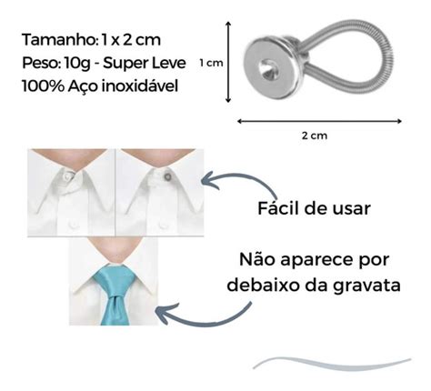 Extensor Colarinho Para Camisa Social Alargador A O Inox