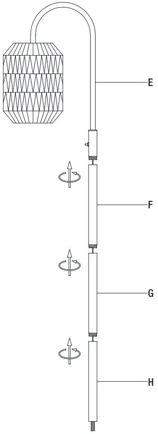 Hampton Bay Hdp Bl Emmett Outdoor Floor Lamp User Guide