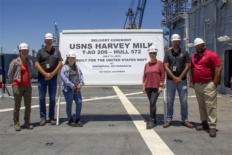 General Dynamics Delivers The Future Usns Harvey Milk T Ao To The