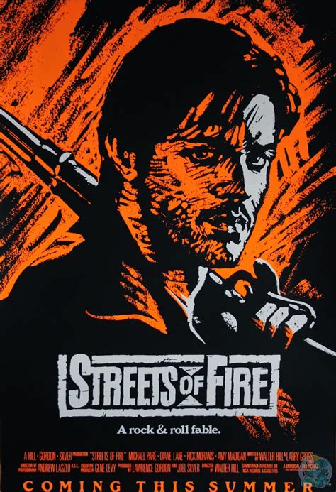 Bloody Pit of Rod: STREETS OF FIRE (1984) poster art