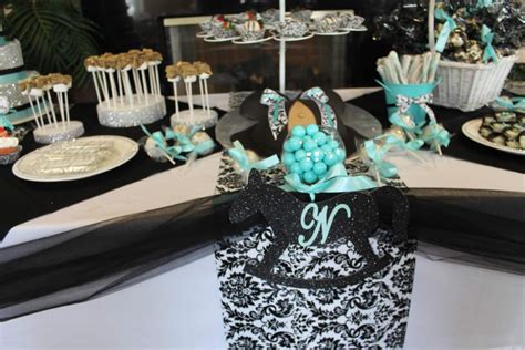 Damask And Tiffany Blue Baby Shower Nessys Baby Shower Catch My