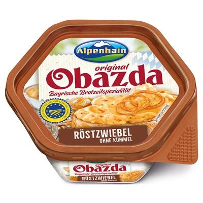 Alpenhain Obazda mit Röstzwiebeln 125 g Becher Lebensmittelbote