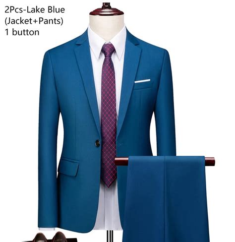 Suits For Men Blazers 2 Set Wedding Elegant 3 Pieces Luxury Business Jackets Vest Pants Formal