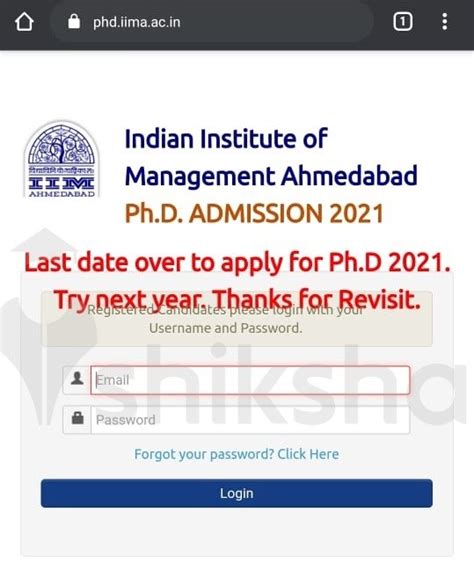 Iim Ahmedabad Admission 2021 Application Form Eligibility Dates