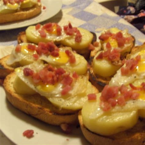 Montadito de Huevo y jamón de York Recetitas