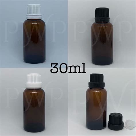 Jual Botol Kaca Amber Ml Botol Essential Oil Tutup Hitam Putih