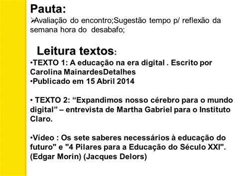 Educando Para A Vida Escola Estadual M Rio Spinelli Educando Para A