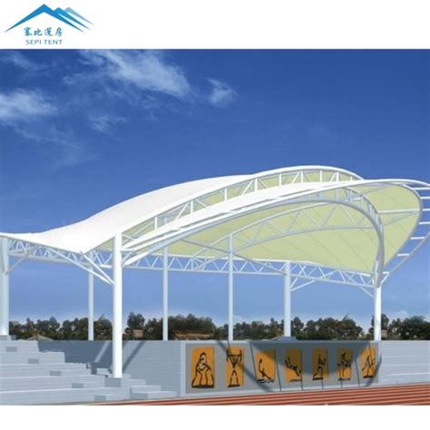 Sepi Pvdf Ptfe Etfe Canopy Tensile Membrane Structure For Architectural