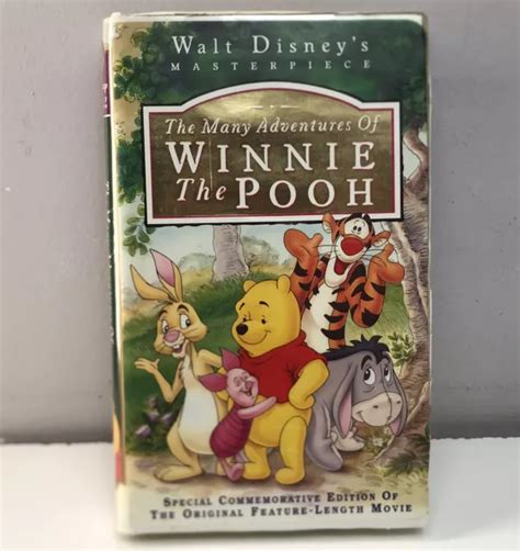 Disney Masterpiece Many Adventures Winnie Pooh Vhs Video Tape Buy Get