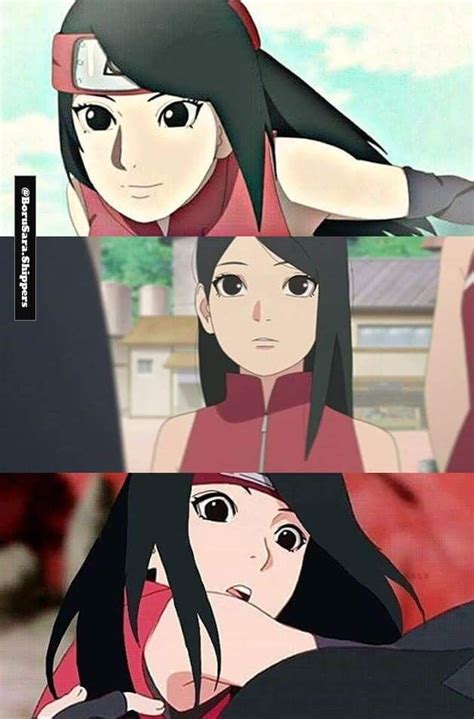 Sarada Uchiha With Long Hair