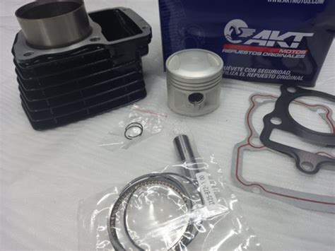 Kit Cilindro Piston Akt Sl Tt Pasador Grueso Env O Gratis