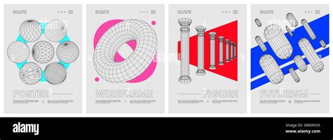 Extrañas estructuras de formas geométricas y figuras geométricas coloreadas, obras de arte de ...