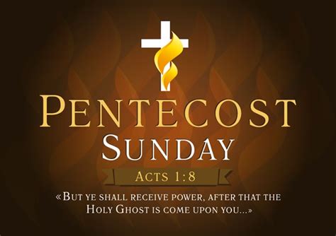 Pentecost Sunday Acts 18 Holy Spirit Face Forward Prayers