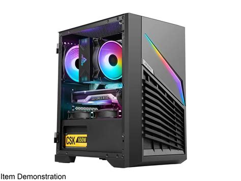 Antec Dark Phantom Series DP31 Mini Tower M ATX Gaming Case Claw