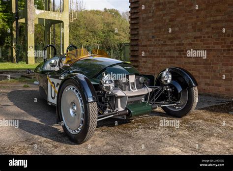 Morgan Super On Display At The April Scramble Held At The Bicester