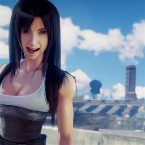 Tifa Lockhart From The New Final Fantasy VII Remake Stable Diffusion