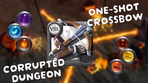 Fast Combo One Shot Crossbow In Corrupted Dungeons Albion Online