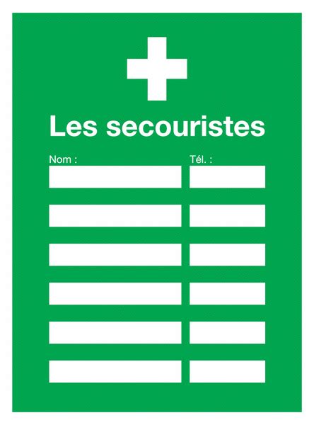 Poster équipe secouriste Securimed