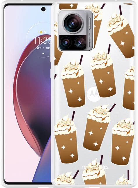 Cazy Hoesje Geschikt Voor Motorola Edge Ultra Frappuccino S Bol