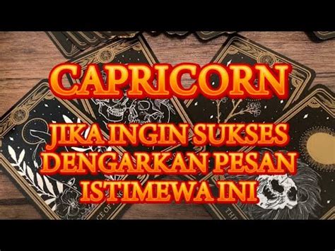 Ramalan Zodiak Capricorn Hari Ini Youtube