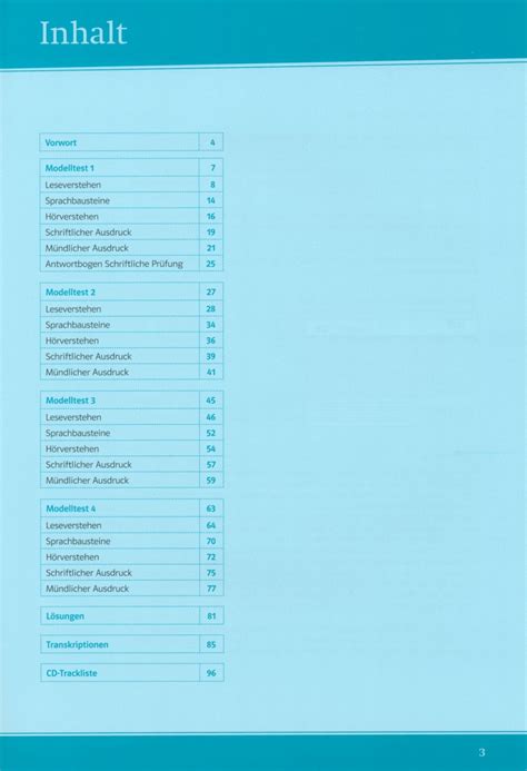 Mit Erfolg Zu Telc Deutsch B1 Beruf Testbuch Audio CD Hohmann