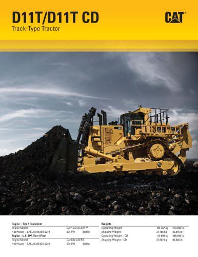 D11t D11t Cd Caterpillar Global Mining Pdf Catalogs Technical Documentation Brochure