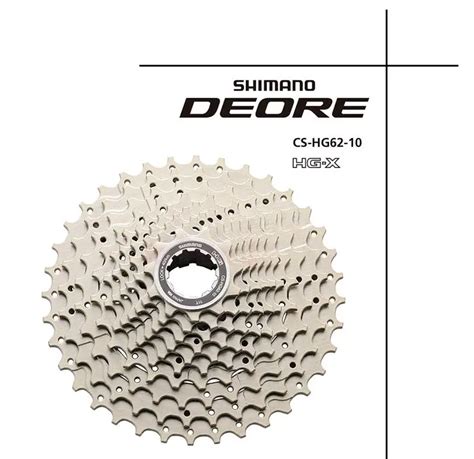 Shimano DEORE CS HG62 10 Cassette 10s Sprockets MTB Bicycle Bike